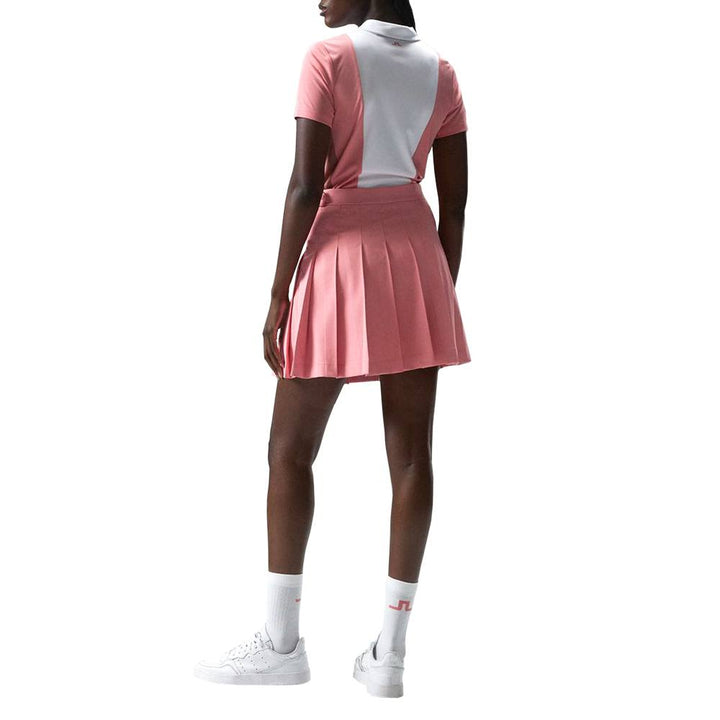 J.Lindeberg Evelina Golf Polo Strawberry Ice - 23 Women
