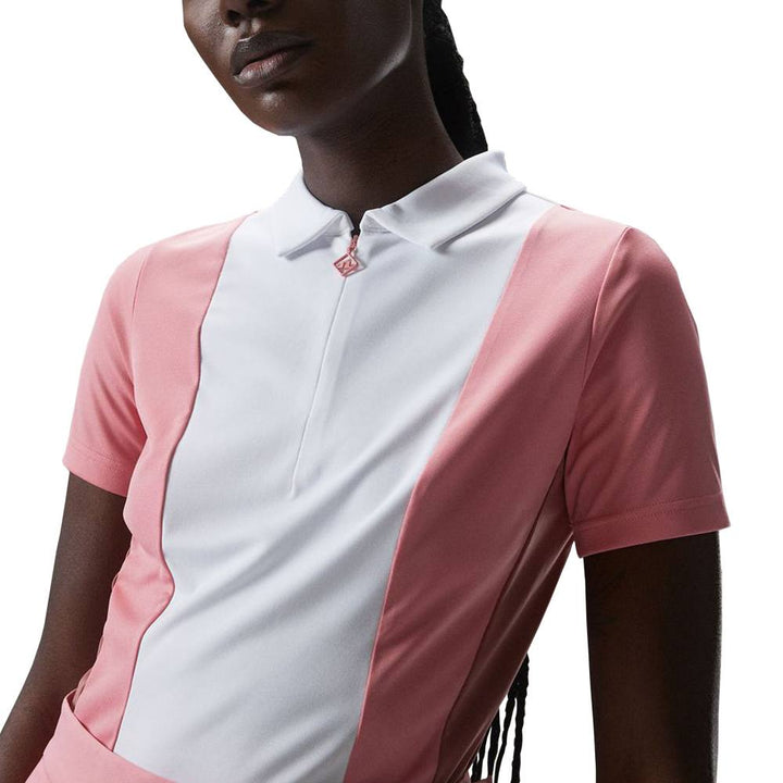 J.Lindeberg Evelina Golf Polo Strawberry Ice - 23 Women