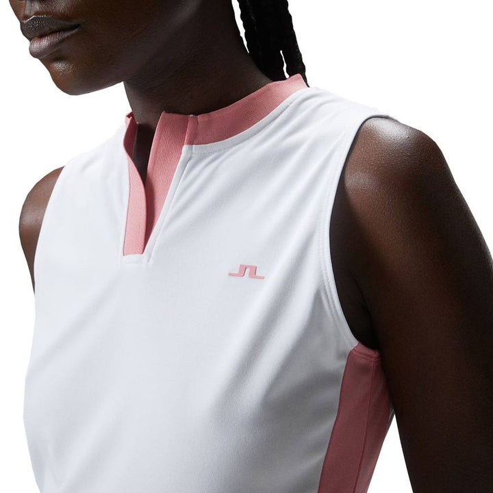 J.Lindeberg Meya Sleeveless Golf Top Strawberry Ice - 23 Women