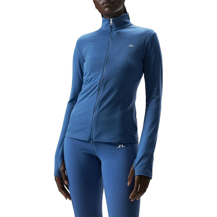 J.Lindeberg Stina Mid Layer Golf Pullover Blue Horizon - 23 Women
