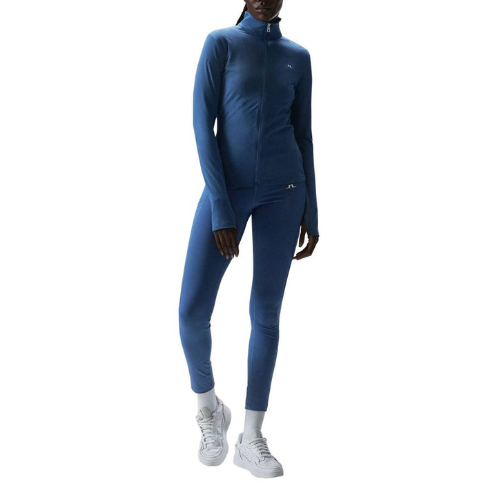 J.Lindeberg Stina Mid Layer Golf Pullover Blue Horizon - 23 Women