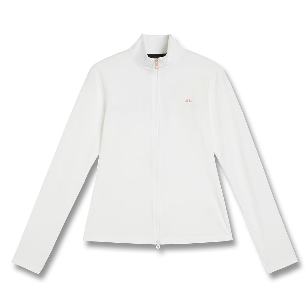 J.Lindeberg Stina Mid Layer Golf Pullover White - 23 Women – Golfio