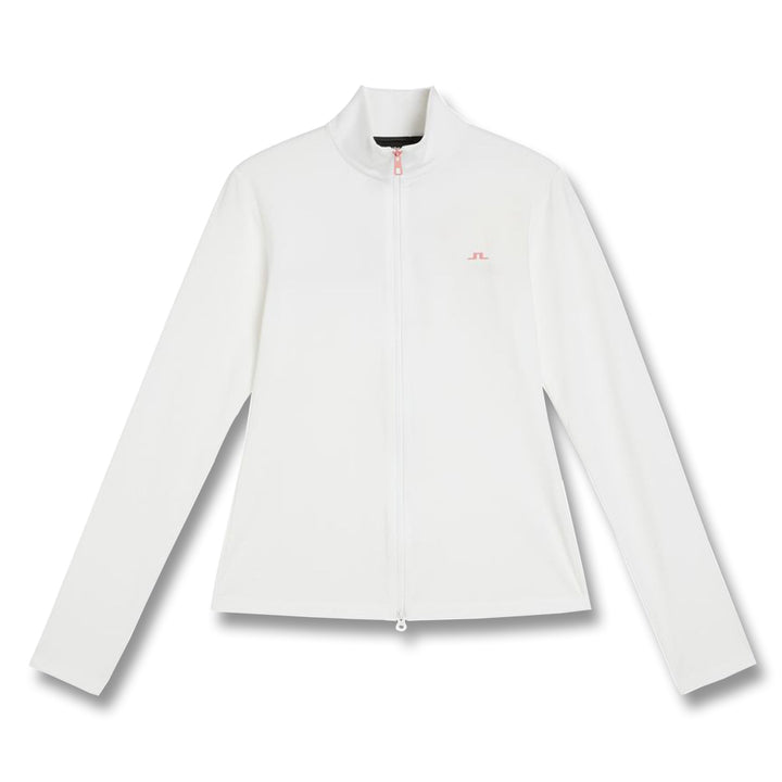 J.Lindeberg Stina Mid Layer Golf Pullover White - 23 Women
