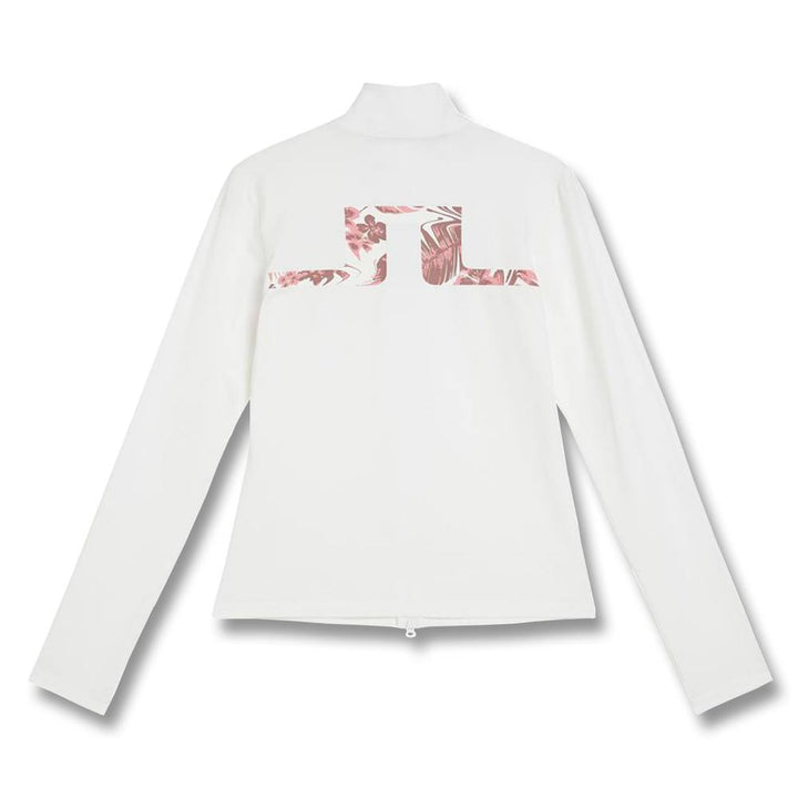 J.Lindeberg Stina Mid Layer Golf Pullover White - 23 Women