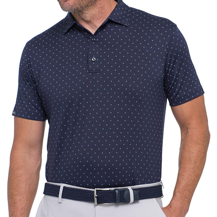 Dunning Golf Signature D Jersey Performance Golf Polo Halo - 23 Men
