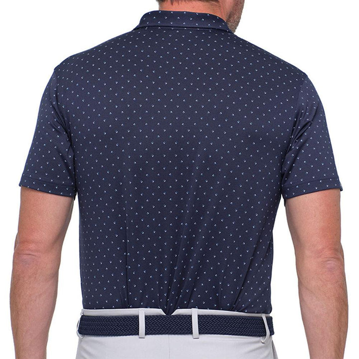 Dunning Golf Signature D Jersey Performance Golf Polo Halo - 23 Men