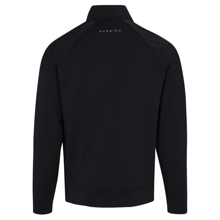 Dunning Golf Player Jersey Performance Quarter Zip Golf Pullover Black - 23 Men
