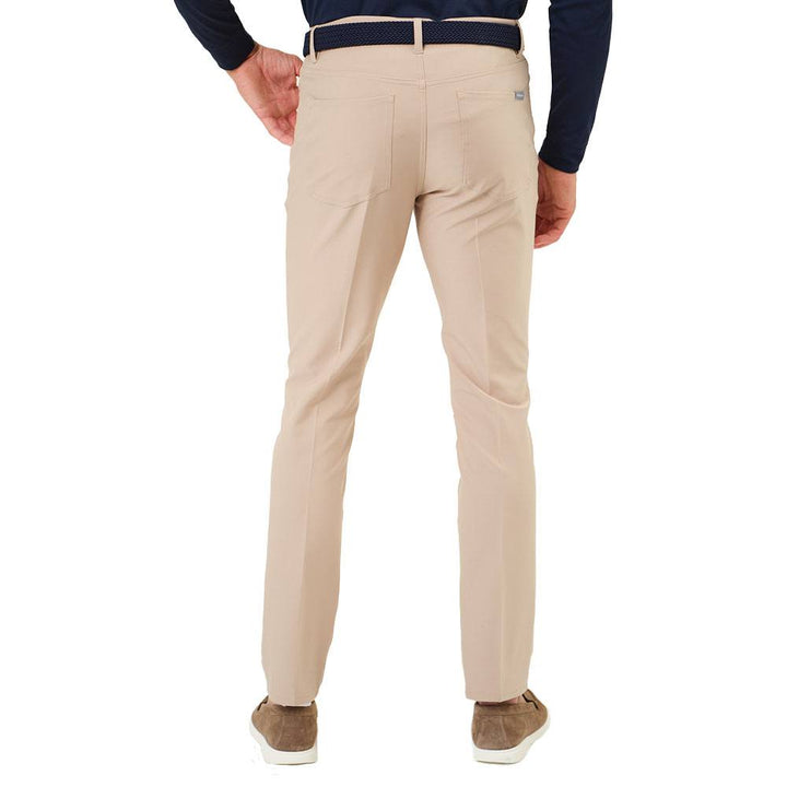 Dunning Golf Player Fit 5-Pocket Performance Golf Pants Tan - 23 Men