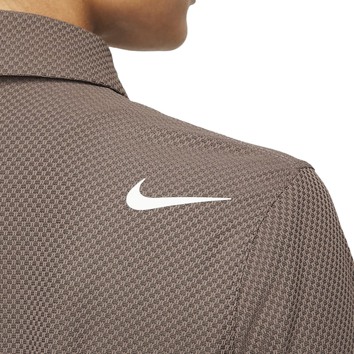 Nike Dri-FIT Advance Tour Longsleeve Golf Polo Plum Eclipse/White - 23 Women