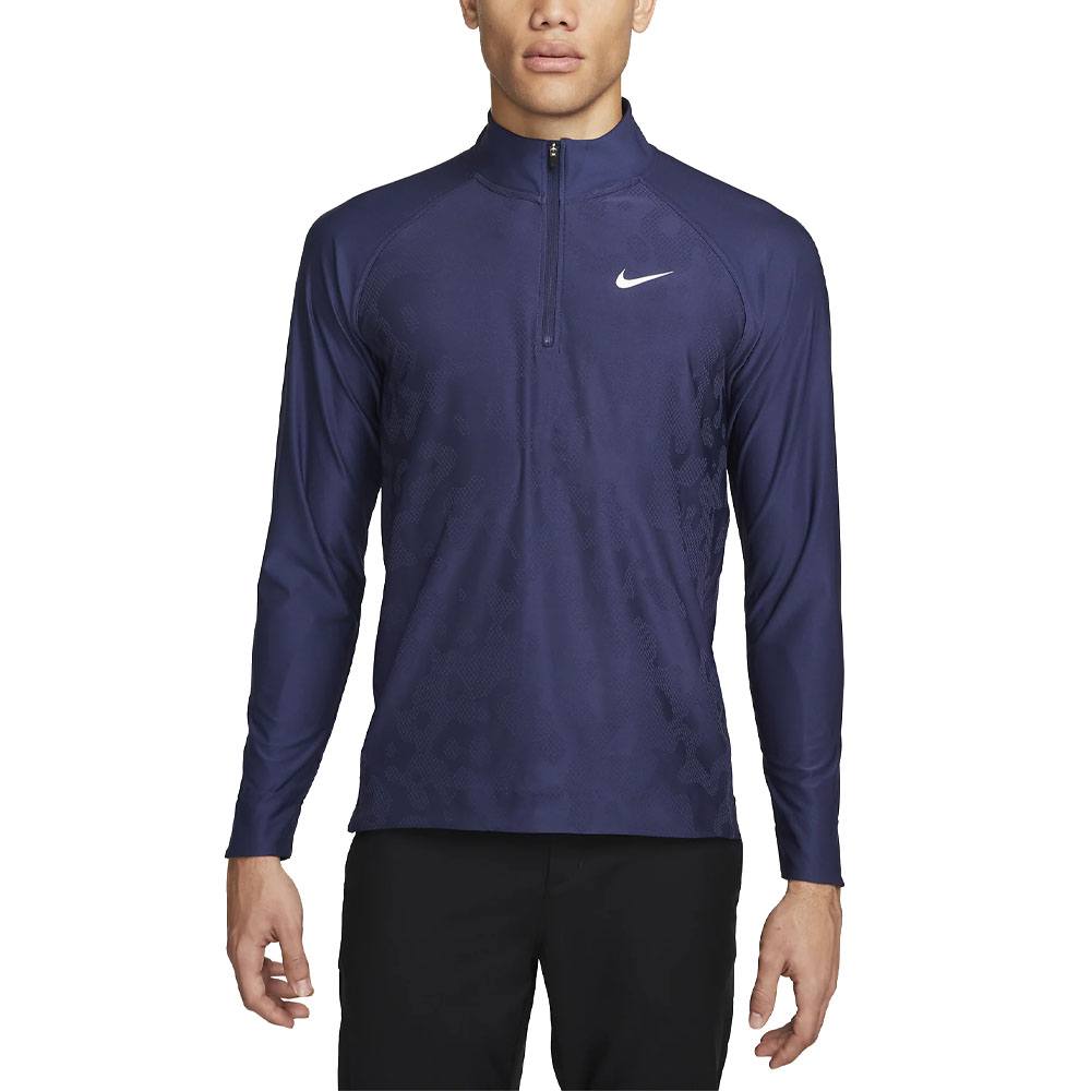 Nike Dri-FIT ADV Tour 1/2 Half Zip Golf Pullover Midnight Navy/White - FW23 Men