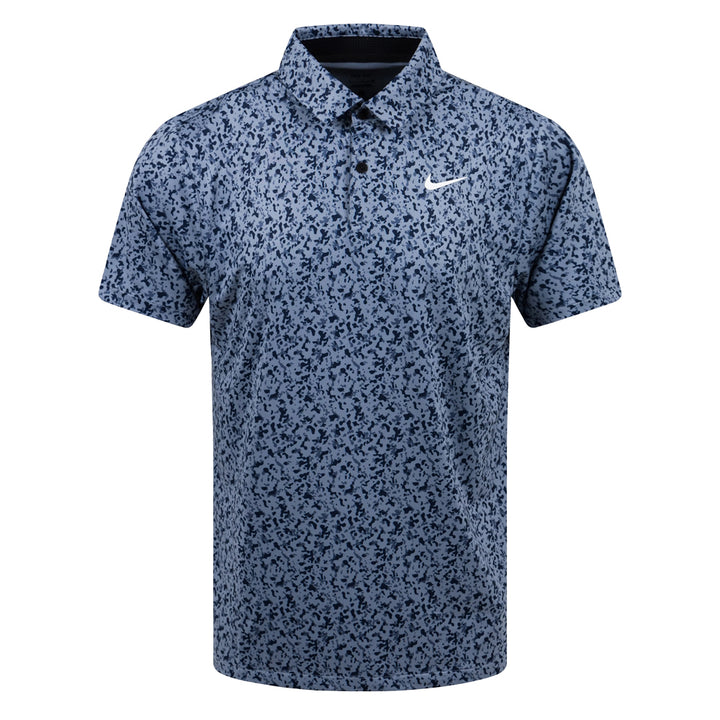 Nike Dri-FIT Tour Micro Camo Golf Polo Ashen Slate/White - 23 Men