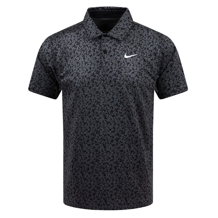Nike Dri-FIT Tour Micro Camo Golf Polo Iron Gray/White - 23 Men