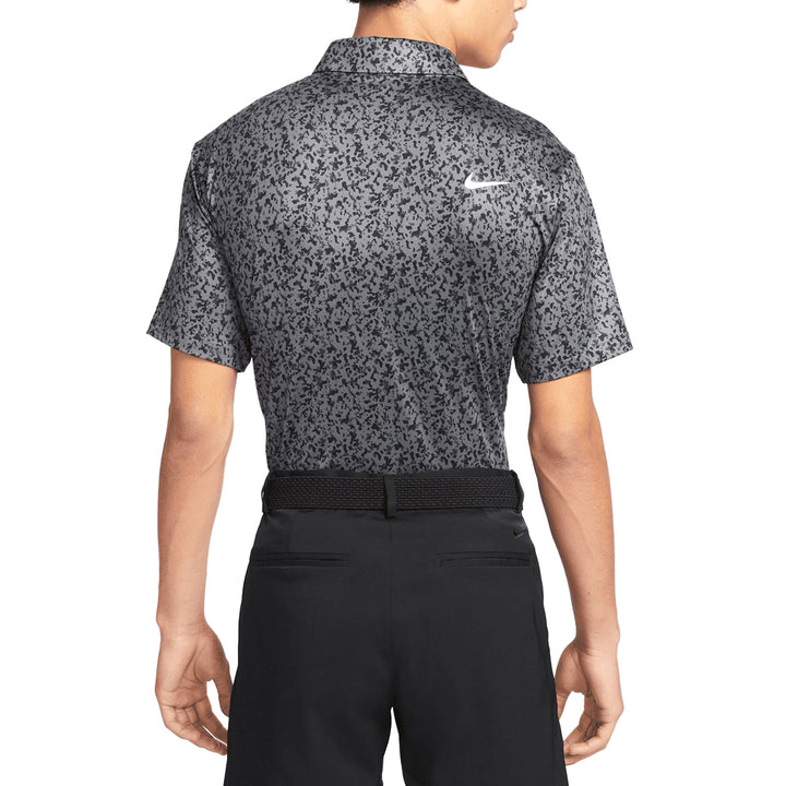 Nike Dri-FIT Tour Micro Camo Golf Polo Iron Gray/White - 23 Men