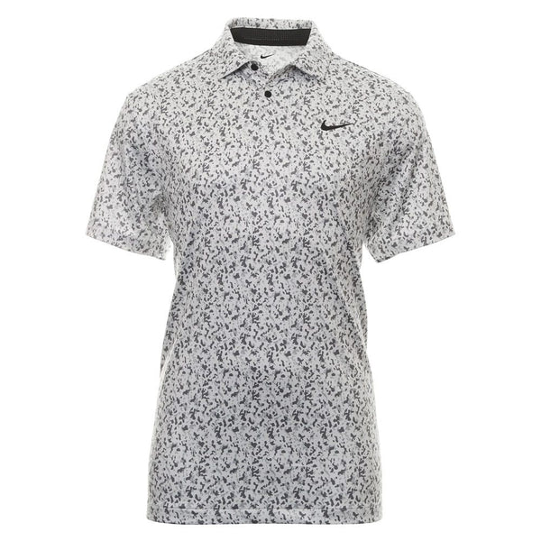Nike Dri-FIT Tour Micro Camo Golf Polo Photon Dust/Black - 23 Men