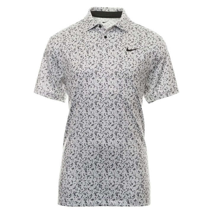 Nike Dri-FIT Tour Micro Camo Golf Polo Photon Dust/Black - 23 Men