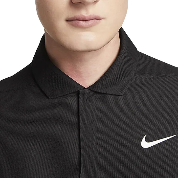 Nike Dri-FIT Tiger Woods Tech Pique Golf Polo Black/Anthracite/White - 23 Men