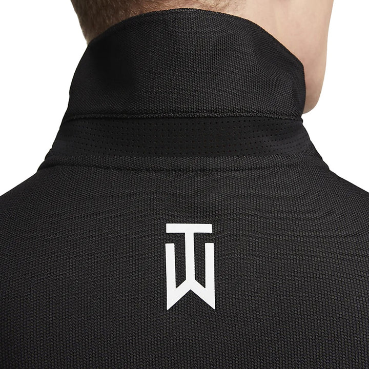 Nike Dri-FIT Tiger Woods Tech Pique Golf Polo Black/Anthracite/White - 23 Men