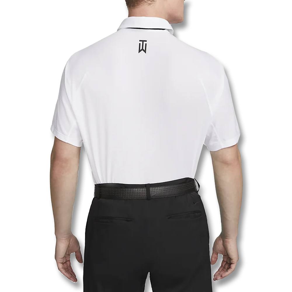 tiger woods white polo