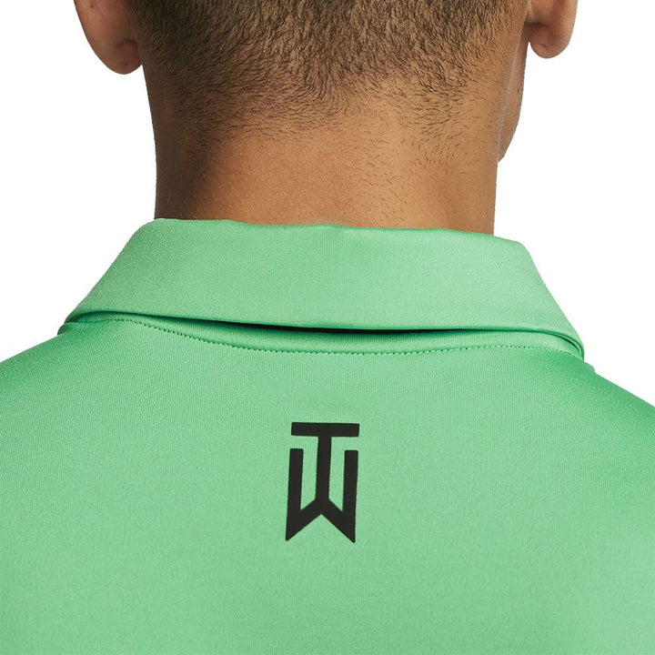 Nike Dri-FIT Tiger Woods Striped Golf Polo Spring Green/Ashen Slate/Black - SS23 Men