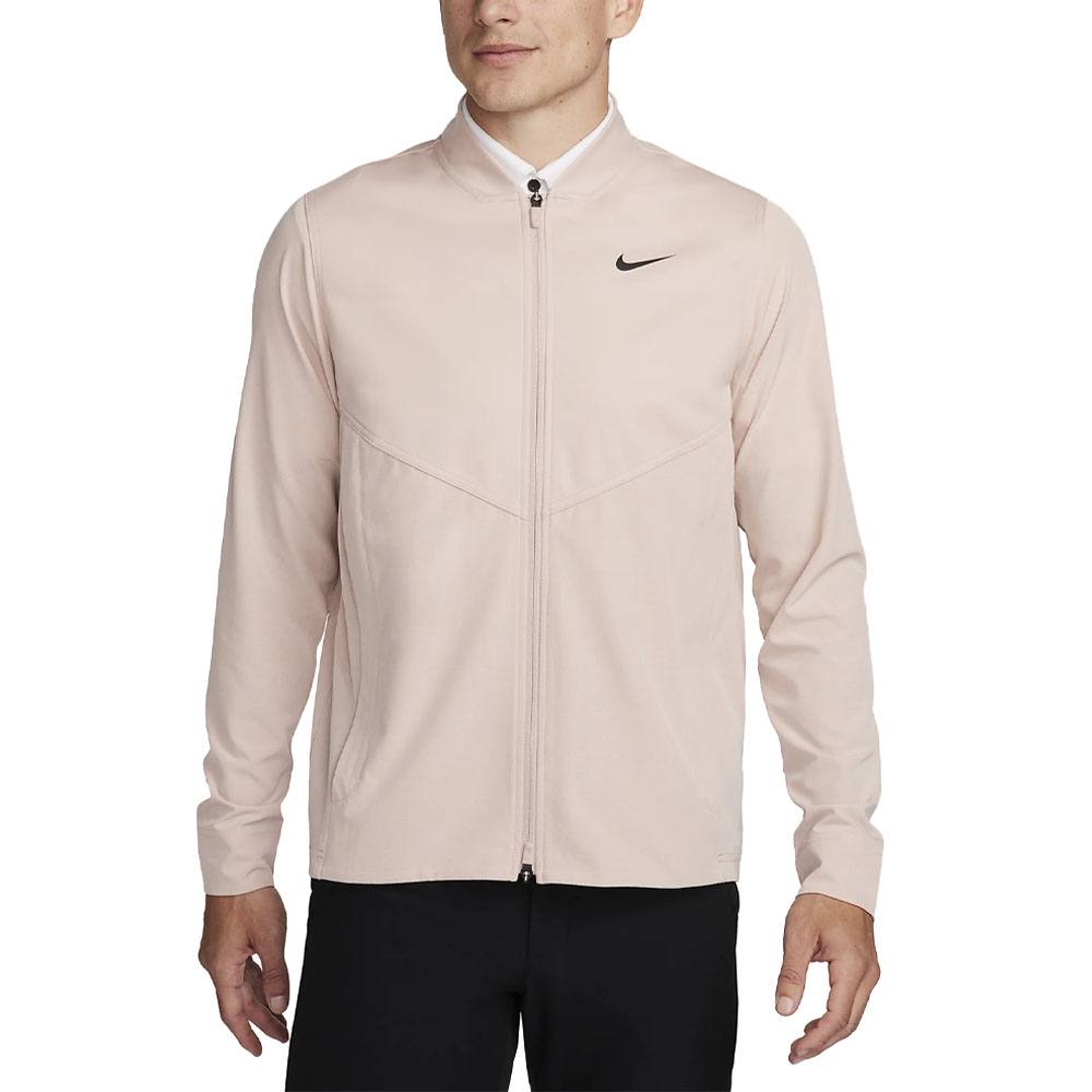 Nike Tour Essential Golf Jacket Pink Oxford/Black - SU24 Men – Golfio
