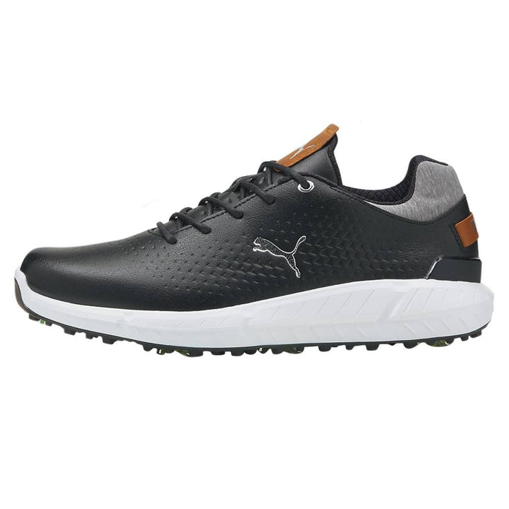 PUMA Ignite Articulate Leather Golf Shoes Black/Silver - 23 Men