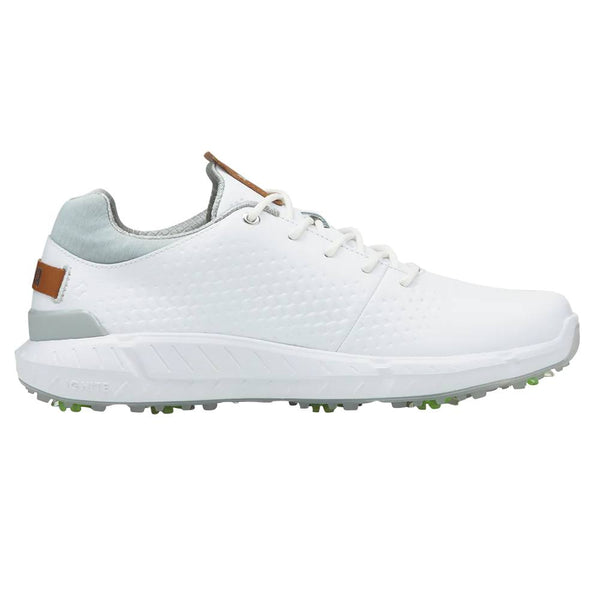 PUMA Ignite Articulate Leather Golf Shoes White/Silver - 23 Men