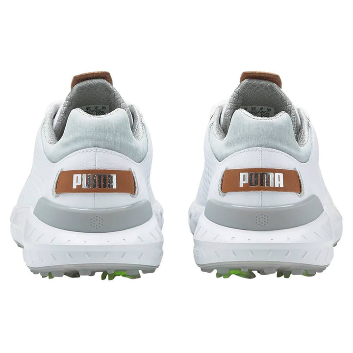 PUMA Ignite Articulate Leather Golf Shoes White/Silver - 23 Men