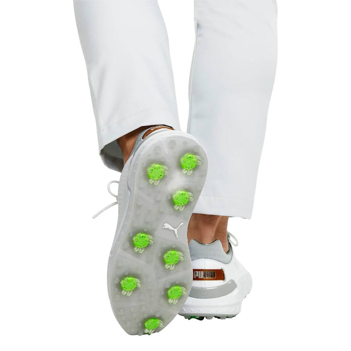 PUMA Ignite Articulate Leather Golf Shoes White/Silver - 23 Men