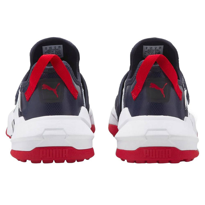 PUMA GS.ONE Spikeless Golf Shoes White/Navy Blazer/Ski Patrol - 23 Men