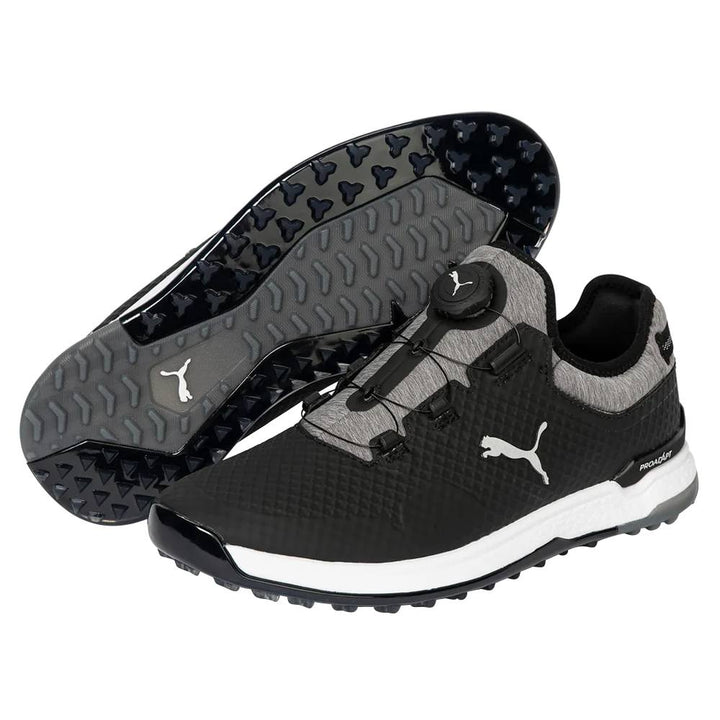 PUMA PROADAPT Alphacat Disc Spikeless Golf Shoes Black/Silver/Quiet Shade - 23 Men