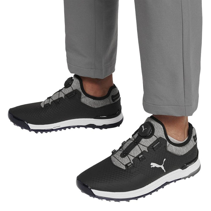 PUMA PROADAPT Alphacat Disc Spikeless Golf Shoes Black/Silver/Quiet Shade - 23 Men
