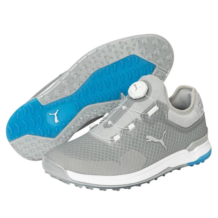 PUMA PROADAPT Alphacat Disc Spikeless Golf Shoes High Rise/Silver/Ibiza Blue - 23 Men