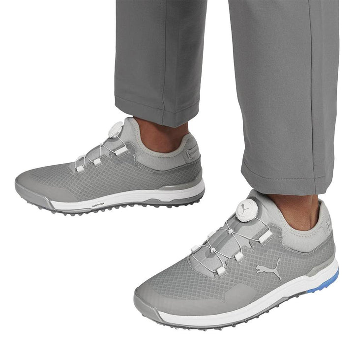 PUMA PROADAPT Alphacat Disc Spikeless Golf Shoes High Rise/Silver/Ibiza Blue - 23 Men