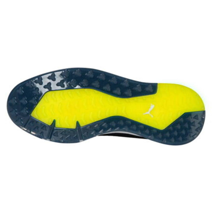 PUMA PROADAPT Alphacat Disc Spikeless Golf Shoes Peacoat/Silver/Safety Yellow - 23 Men