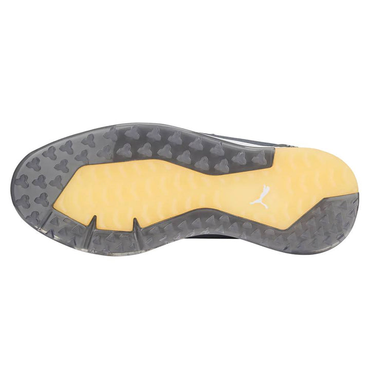 PUMA PROADAPT Alphacat Disc Spikeless Golf Shoes Quiet Shade/Silver/Yellow Sizzle - 23 Men