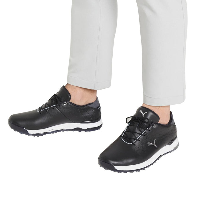 PUMA PROADAPT Alphacat Leather Spikeless Golf Shoes Black/Silver - 23 Men