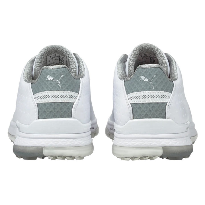 PUMA PROADAPT Alphacat Leather Spikeless Golf Shoes White/Silver - 23 Men