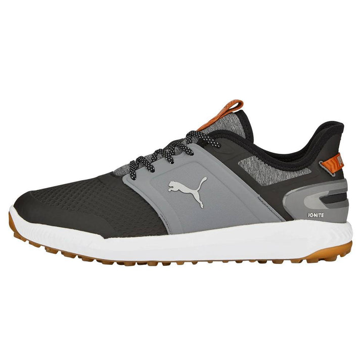 PUMA Ignite Elevate Spikeless Golf Shoes Black/Quiet Shade/Gum - 23 Men
