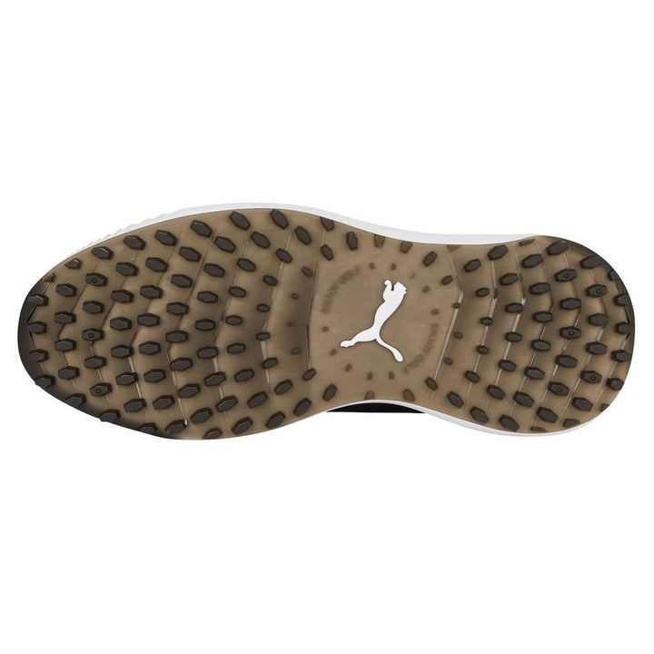 PUMA Ignite Elevate Spikeless Golf Shoes White/Black/Metallic Silver - 23 Men