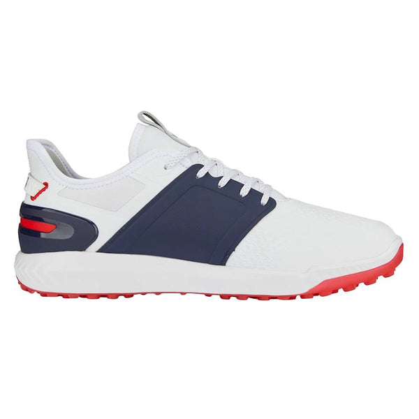 PUMA Ignite Elevate Spikeless Golf Shoes White/Silver/Navy - 23 Men