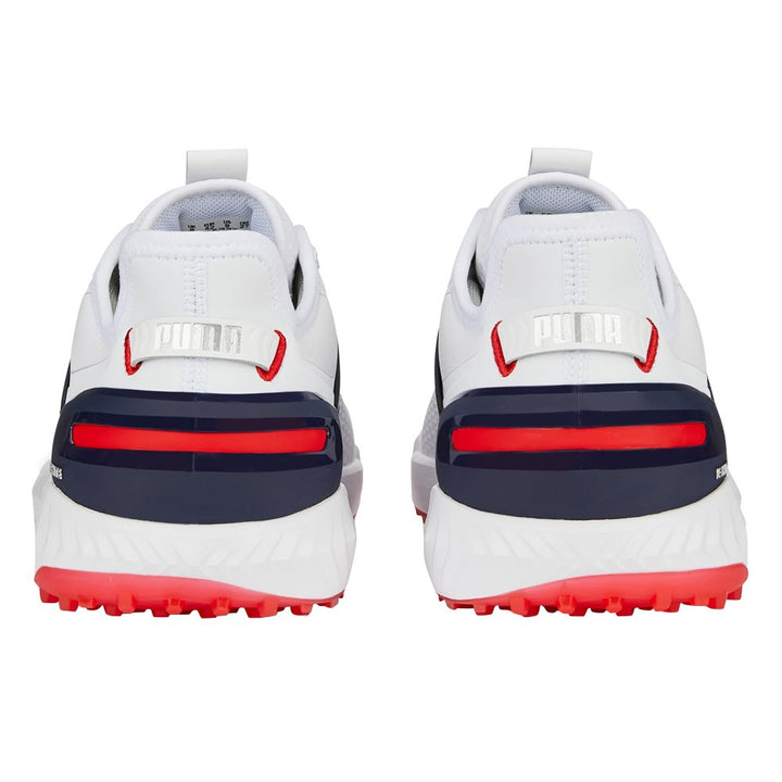 PUMA Ignite Elevate Spikeless Golf Shoes White/Silver/Navy - 23 Men