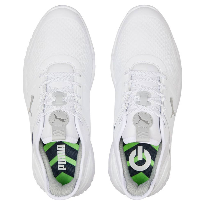 PUMA Ignite Elevate Spikeless Golf Shoes White/Silver - 23 Men