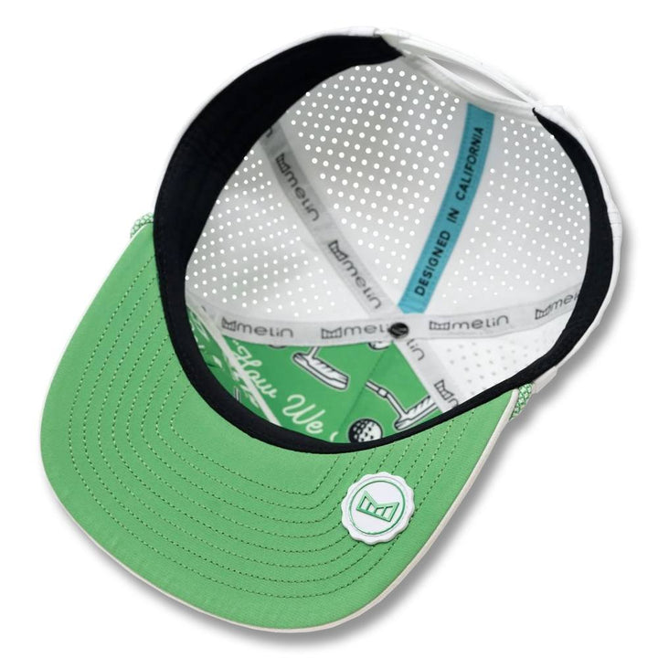 Melin Hydro Coronado Links Golf Cap White/Fairway - SP24 Men