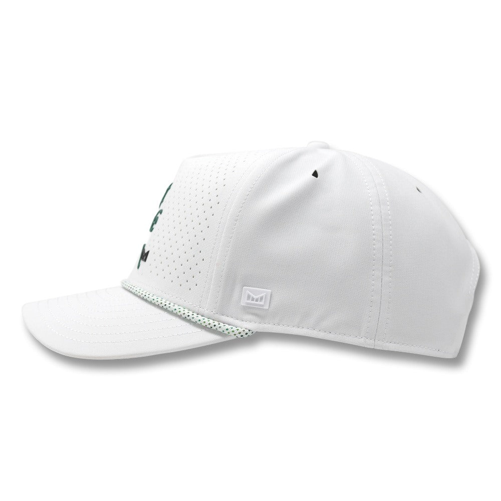 Melin Hydro Odyssey Links Golf Cap White/Green - SP24 Men