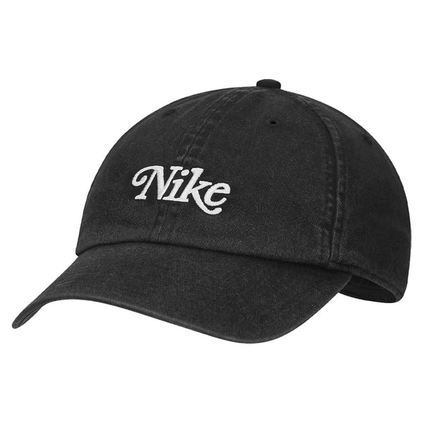 Nike Heritage86 Washed Solid Golf Cap Black/Summit White - 23 Men