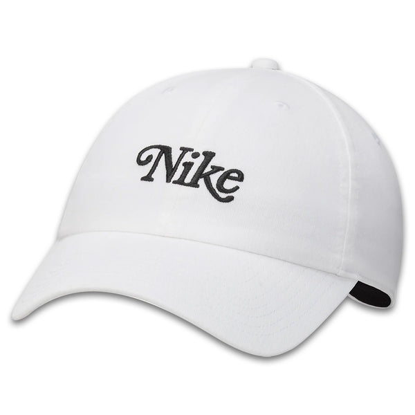 Nike Heritage86 Washed Solid Golf Cap Summit White/Black - 23 Men