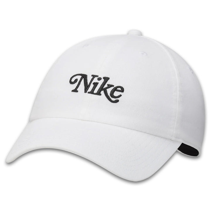 Nike Heritage86 Washed Solid Golf Cap Summit White/Black - 23 Men