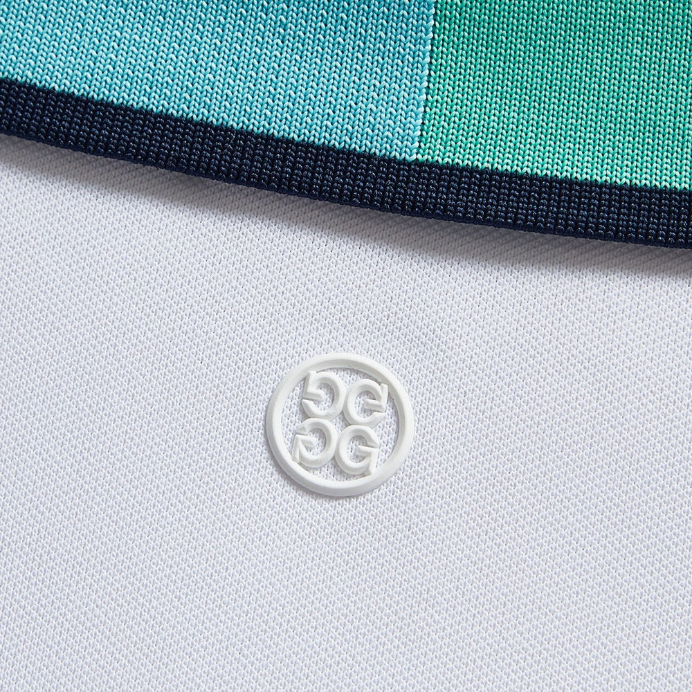 Gfore Contrast Collar Tech Pique Quarter Zip Golf Polo 2023 Women