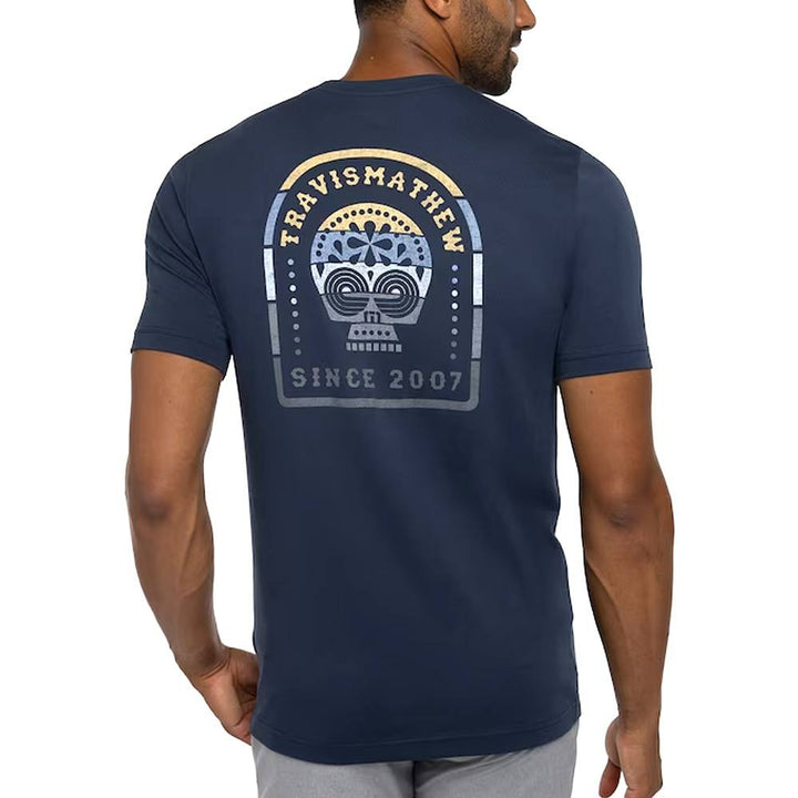 TravisMathew Free Day Golf T-Shirt Dress Blues - SS23 Men