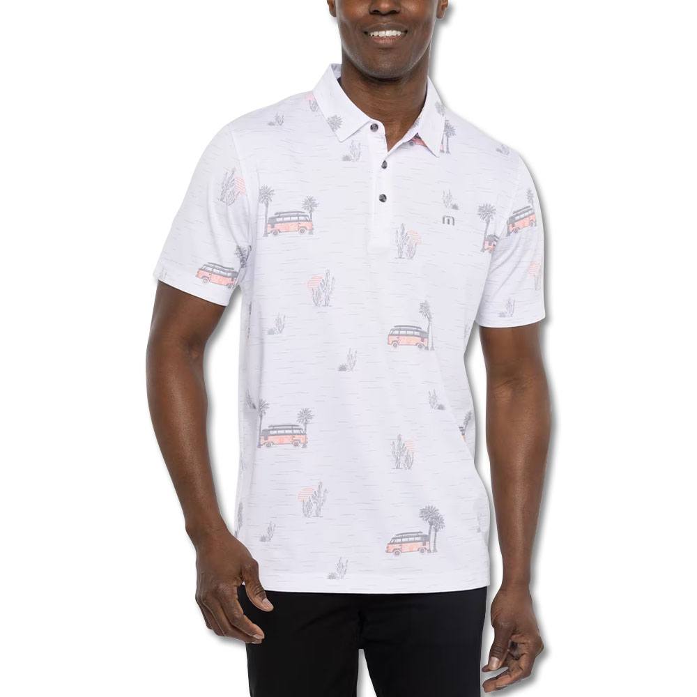 TravisMathew Four Wheeling Golf Polo 2023